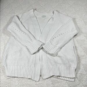 Abercrombie & Fitch Chunky Knit Open Front Cardigan